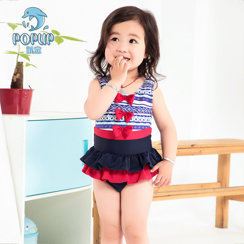 兒童泳衣女孩可愛小公主連衣裙寶寶1-2-3-5-7-8歲女童連體遊泳衣在類目 運動/瑜伽/健身/球迷用品, 游泳, 兒童泳衣/褲中 - 來自Buy2taobao.com提供專業的淘寶代購服務