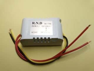 包邮交流AC24V转变直流DC12V9V5V3V监控摄像机光端降压电源转换器