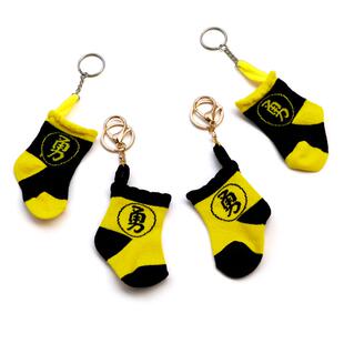 勇子袜子钥匙扣 白沙屯妈祖勇子针织小袜子吊饰 妈祖活动纪念品