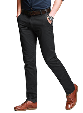 match麻吉男装休闲裤男小脚长裤春夏潮修身青年男士裤子8101