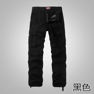 裤 潮流宽松秋季 男长裤 男士 户外6075 多口袋直筒裤 match麻吉工装