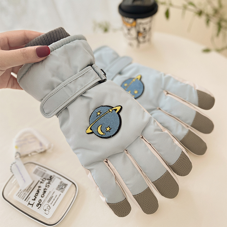 滑雪手套女加绒加厚防风防寒保暖