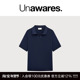 针织衫 Unawares. 优雅新贵感简约透气Polo领短袖