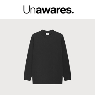 Unawares. 百搭圆领套头毛衣 低调雅痞休闲经典