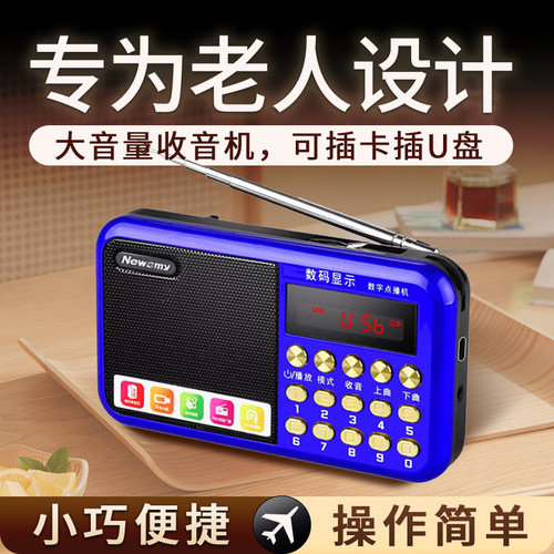 纽曼蓝牙收音机多功能简单款