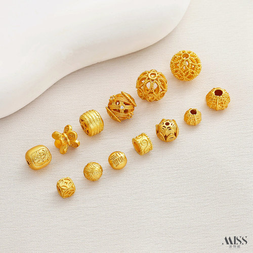 祢饰妮铜材保色持久隔珠