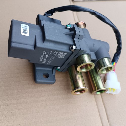 德龙新M3000X3000螺纹口喇叭口油箱电动换向阀主副油箱转换阀开关