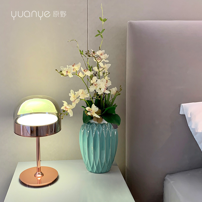 手感保湿东亚兰蝴蝶兰花仿真花摆件客厅假花装饰摆设高档高雅盆景