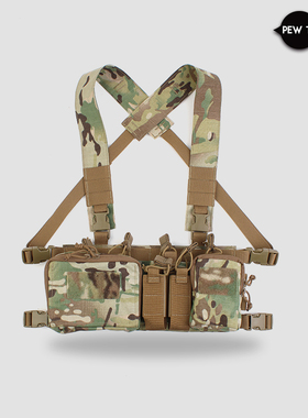 PEW TACTICAL D3CRH四联战术胸挂556/545/5.8/762海狸款肚兜CR04