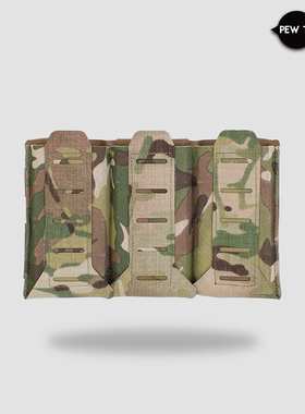 PEW TACTICAL BFG款molle弹力三联556工具包杂物面板户外迷彩PH72