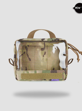 PEW TACTICAL 可视整理收纳包 杂物包 PET材质透明开窗背勾 OT29