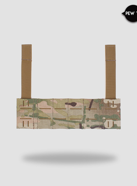 PEWTAC 新版D3胸挂背带用胸口MOLLE扩展面板手机平台CRM CRX UA17