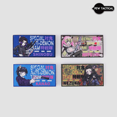 TACTICAL 鬼灭之刃同人 对鬼特战队 PEW 高精印刷魔术章BZ205 208