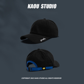 ins克莱因蓝潮牌时尚 韩版 鸭舌帽女款 显脸小棒球帽男休闲百搭帽子