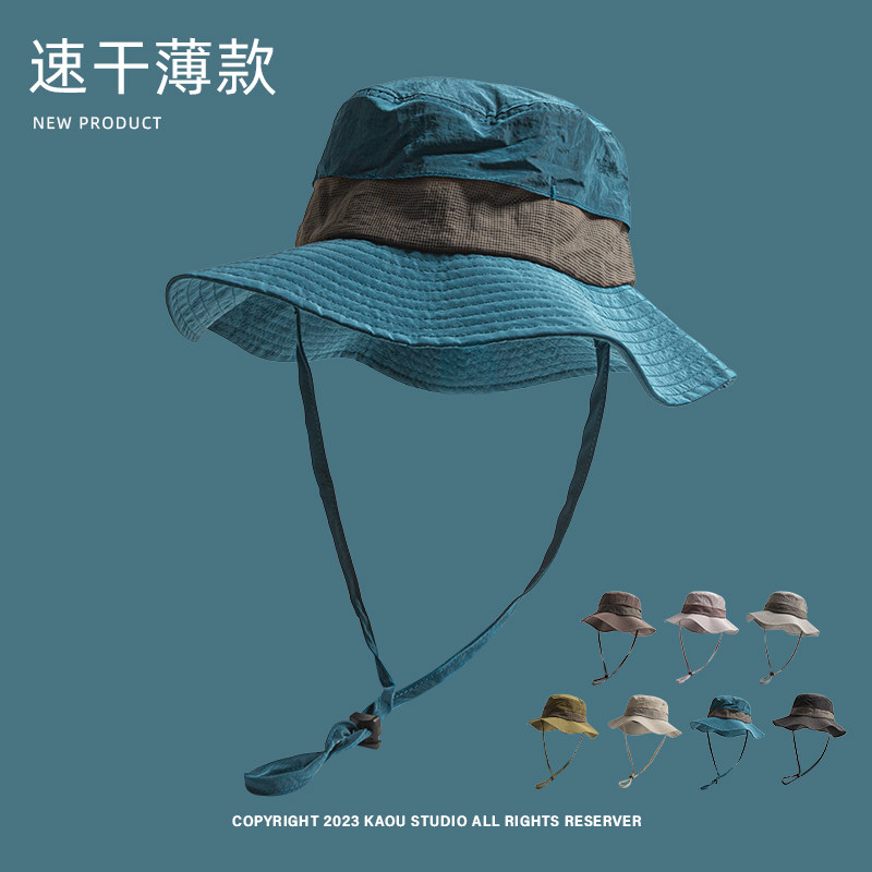夏季山系机能风速干渔夫帽遮阳帽图片