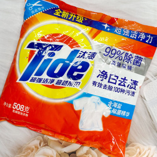 汰渍洗衣粉508g净白去渍99%除菌超强洁净力去油污强力去污超洁净