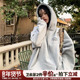 2025新款 宽松韩系灰色连帽卫衣女chic慵懒风百搭秋冬加绒加厚上衣