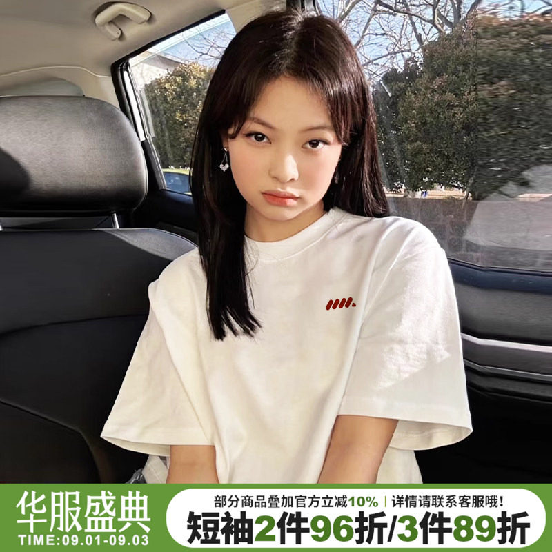 简约风通勤百搭打底衫半袖上衣夏图片