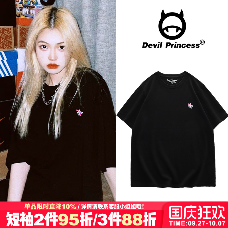 短袖vibe甜酷风ins潮牌T恤