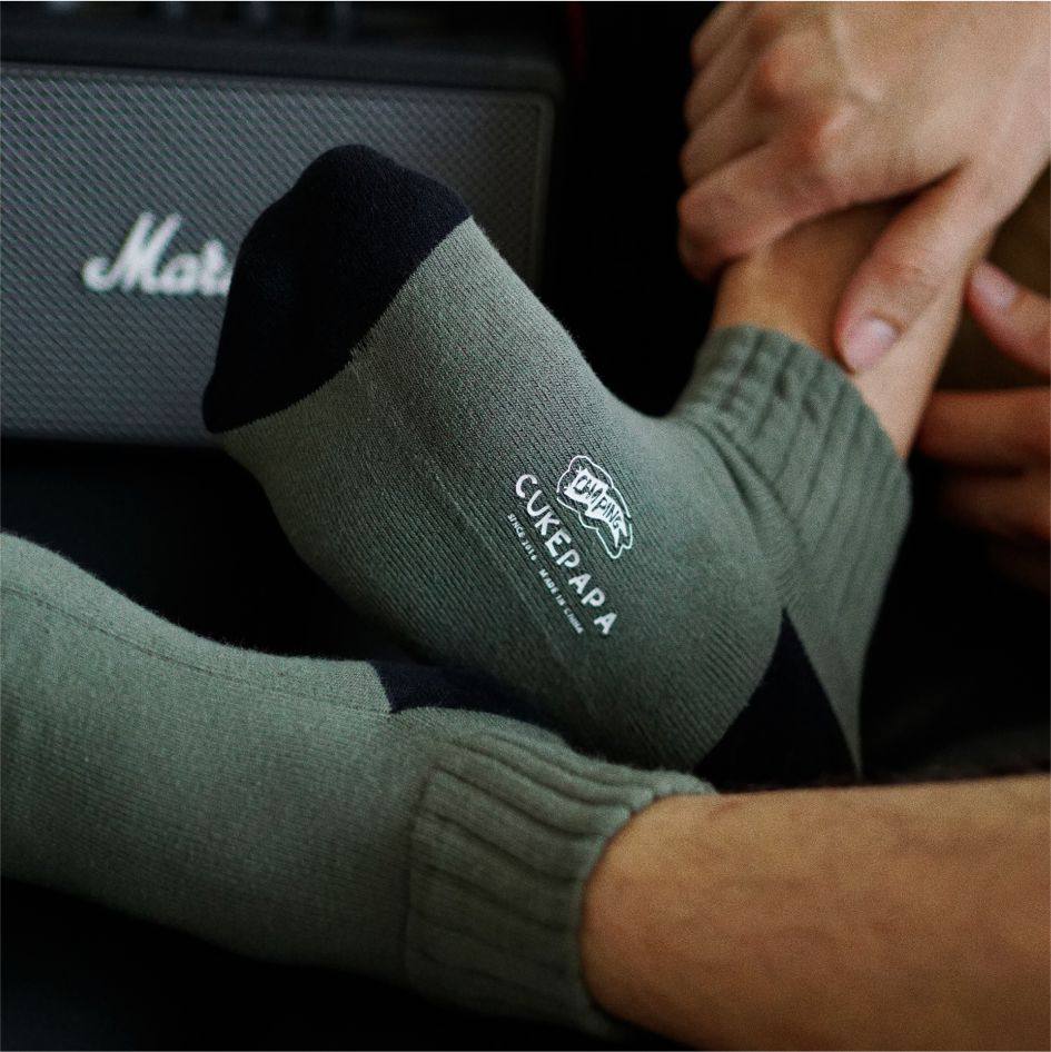 加厚毛巾底袜子男纯棉吸汗中筒袜