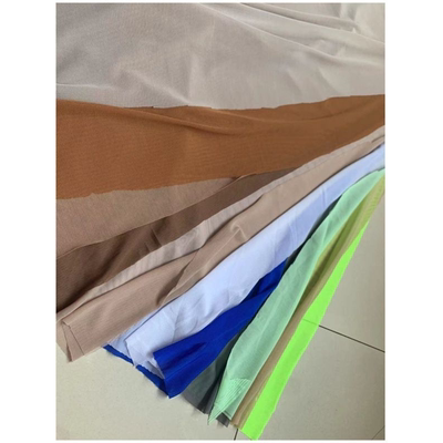 黑色四面高弹力氨纶网纱布料薄透柔软垂顺蕾丝打底衫丝袜网眼面料