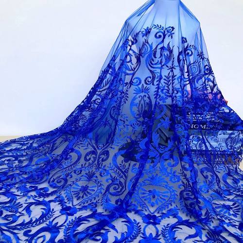 lace fabrics经典外贸网纱水溶蕾丝花边绣花布大花瓶婚纱礼服面料