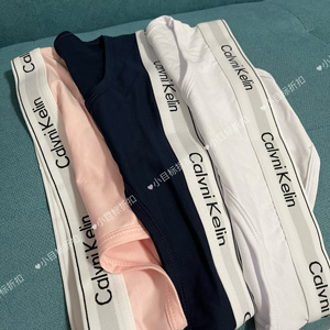ck纯棉内裤字母女高品质抗菌中低腰三角裤设计感休闲中性风内裤