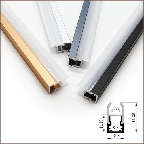 卡8mm10mm12mmLED玻璃层板灯铝槽