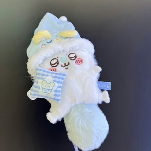 日本可爱飞鼠莫莫咖生日帽飞鼠毛绒公仔晚安抱枕玩偶挂件吉伊可爱