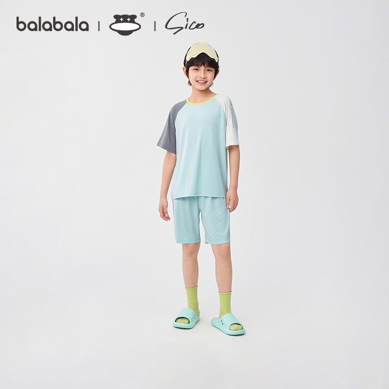 巴拉巴拉家居服套装男童空调服