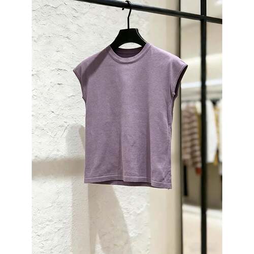 夏季圆领短袖t恤女2026新款时尚洋气修身坎肩体恤上衣0407z2