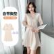 睡衣女夏天薄款 短袖 中长款 新款 蕾丝带胸垫睡裙大码 宽松家居0128z