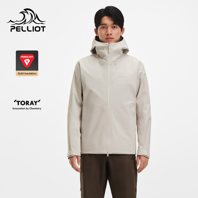 伯希和户外冲锋衣Primaloft金标P棉内胆秋冬新款三合一登山服外套