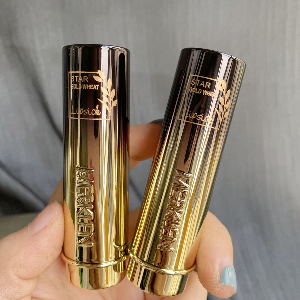 MERKLEN麦尔卡伦黄金小麦口红三色显白口红保湿唇膏防水孕妇可用