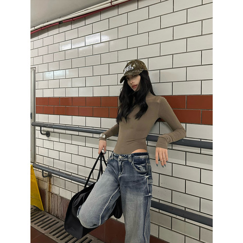 修身女针织衫长袖内搭