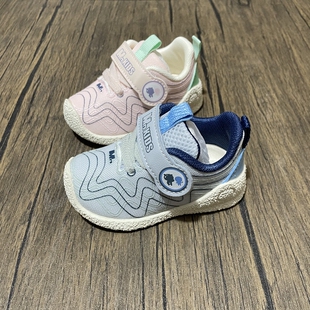 几米熊儿童关键鞋24春秋款新款0-2岁婴幼儿宝宝学步鞋子防滑软底