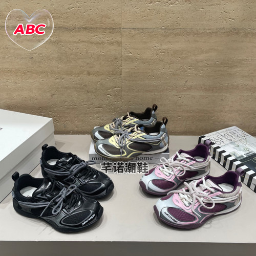 ABC软底户外休闲运动鞋女2026夏秋新款百搭透气网面显脚小老爹鞋