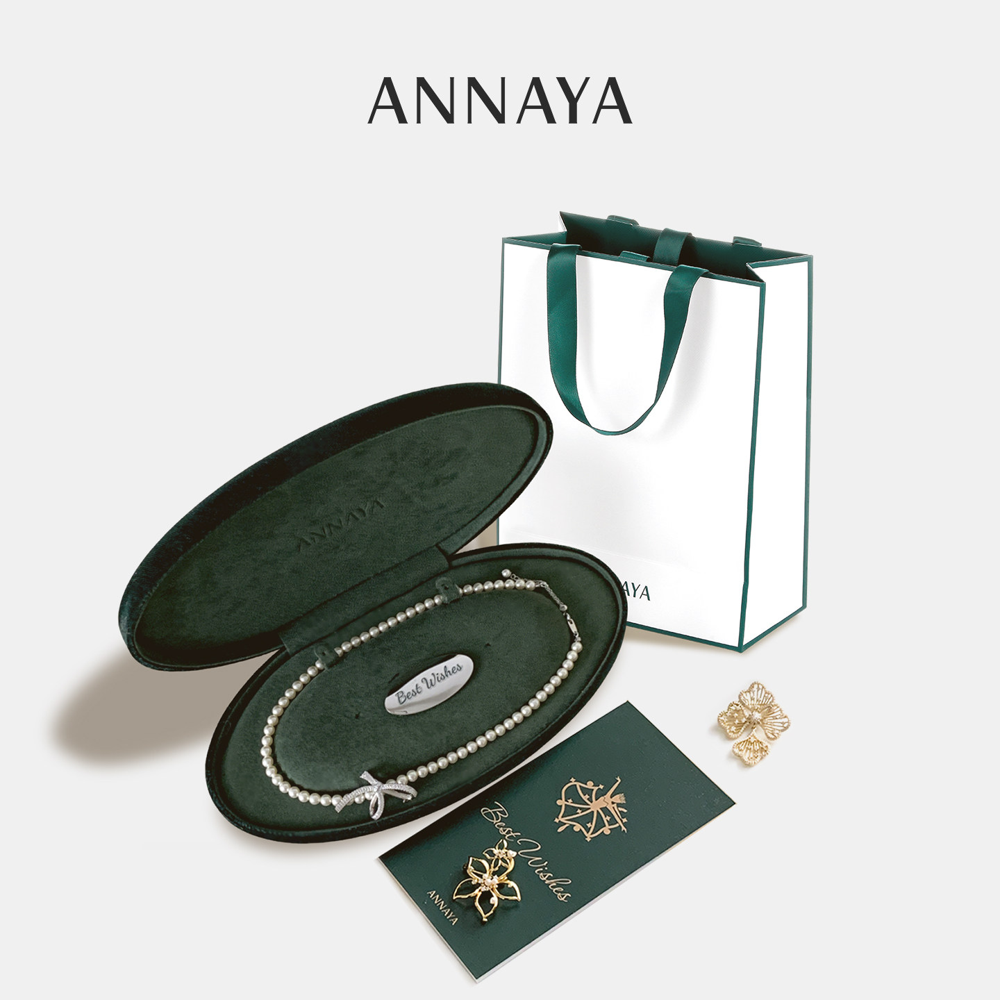 Annaya胸针节日礼盒装轻奢小众