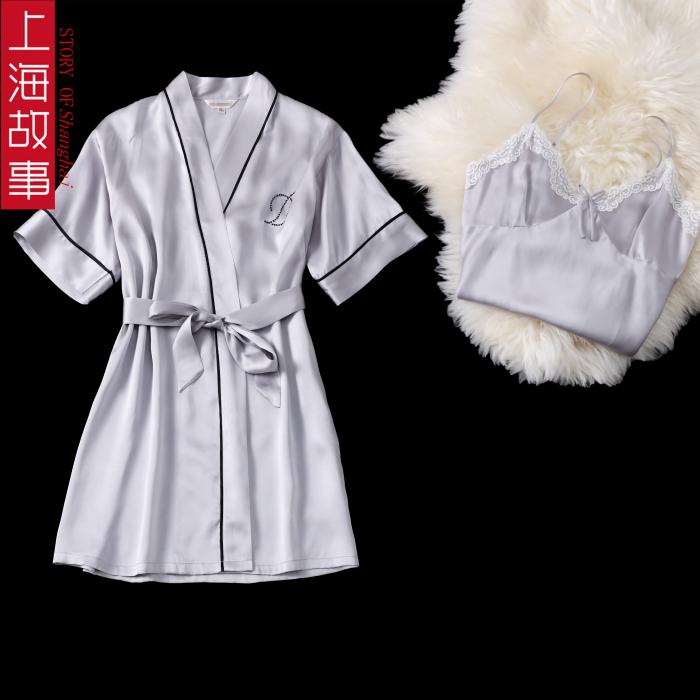 两件套桑蚕丝上海故事真丝休闲女