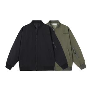 美式刺绣字母飞行员夹克男复古潮流棒球服外套A166-JK158-特P65图片