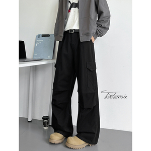 扎染工装裤男秋季直筒休闲裤子美式直筒裤A166-NA5305-特P45控79,男装工装外套,电商A166