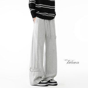 美式重磅卫裤男春季cleanfit宽松休闲长裤A166-KB4035-特P42控79，男装休闲裤，电商A166