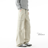 美式复古阔腿工装裤男水洗做旧直筒裤子A166-NC5819-特P45控85，男装工装外套，电商A166