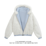 美式重磅廓形座山雕连帽棉服男冬季高街棉外套A166-MF2239-特P115，男装棉衣，电商A166