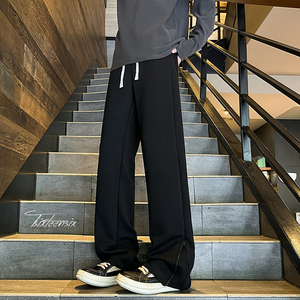 cleanfit微喇裤子男秋美式拉链开叉休闲裤A166-KA5805-特P40控78图片