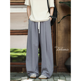 山本裤男夏日系薄款休闲裤宽松阔腿长裤子A166-KA5507-特P40控79，男装休闲裤，电商A166