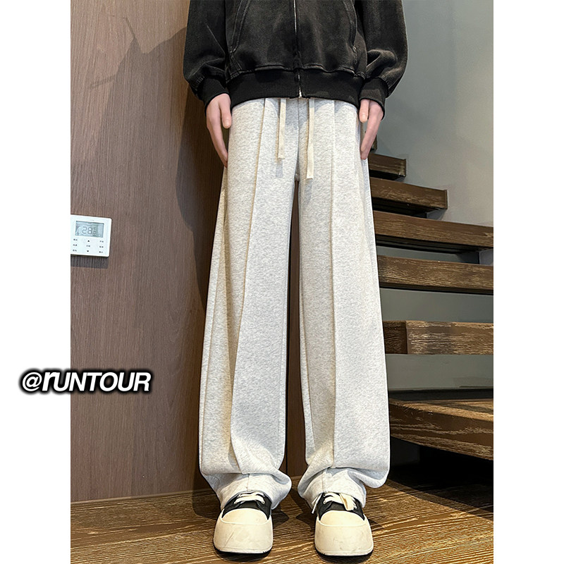 cleanfit铆钉垂感弯刀裤男款美式vibe西裤子A166-KB4026-P50控79图片