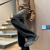 美式牛仔裤男2025秋季cleanfit宽松微喇高街裤A166-N551-P50控78，男装牛仔裤，电商A166