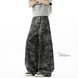 美式阔腿弯刀工装牛仔裤男2026春季休闲裤A166-NA5814-特P70控118，男装牛仔裤，电商A166