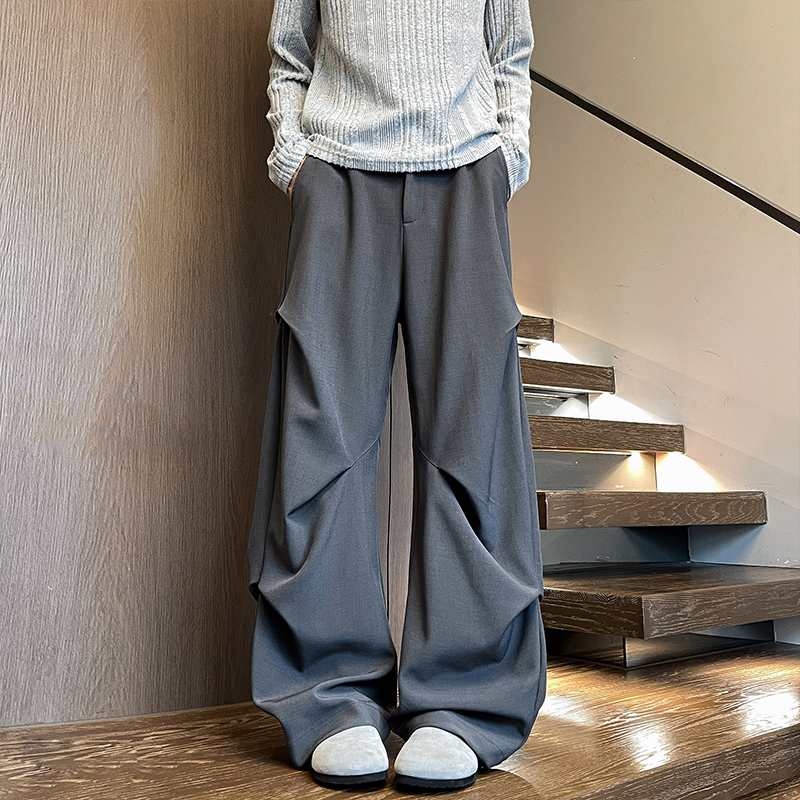 cleanfit褶皱弯刀西裤男秋季伞兵裤子垂感A166-KA5907-特P45控69,男装西裤,电商A166 cleanfit褶皱弯刀西裤男秋季伞兵裤子垂感A166-KA5907-特P45控69,男装西裤,电商A166